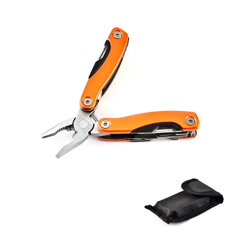 Outdoor Folding Multi-Tool Pliers – Portable Survival Camping Tool with Mini Knife, Multifunctional Combination