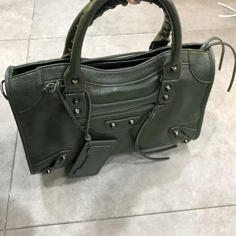 New Handbags European 2026 Tendency Fashion Motorcycle Women Bag Textured Niche Design Stylish Shoulder Crossbody Bag for Women