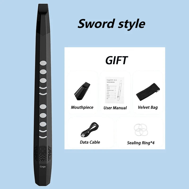 Portable Electric Saxophone Professional Mini Electronic Wind Instrument MIDI Connect Headphones Saxophone Beginners Blowpipe