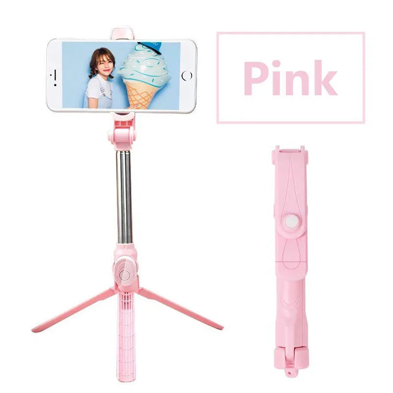 Bluetooth Selfie Stick Roreta 3 in 1 Wireless Foldable Mini Tripod Expandable Monopod with Remote Control for iPhone IOS Android