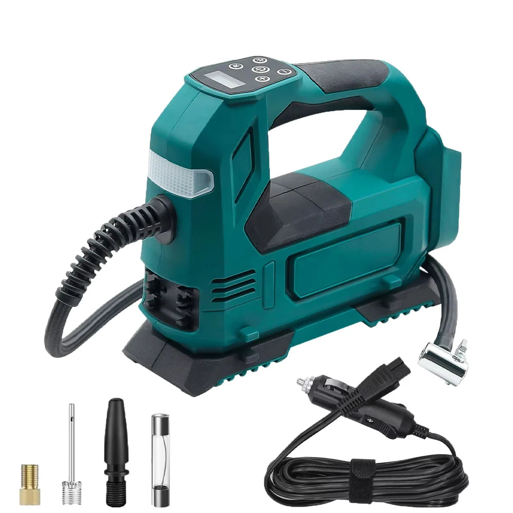 Cordless Tire Inflator For Makita 18V Lithium Battery BL1815 BL1830 BL1840 BL1850 Wireless Air Pump Power Tool Battery