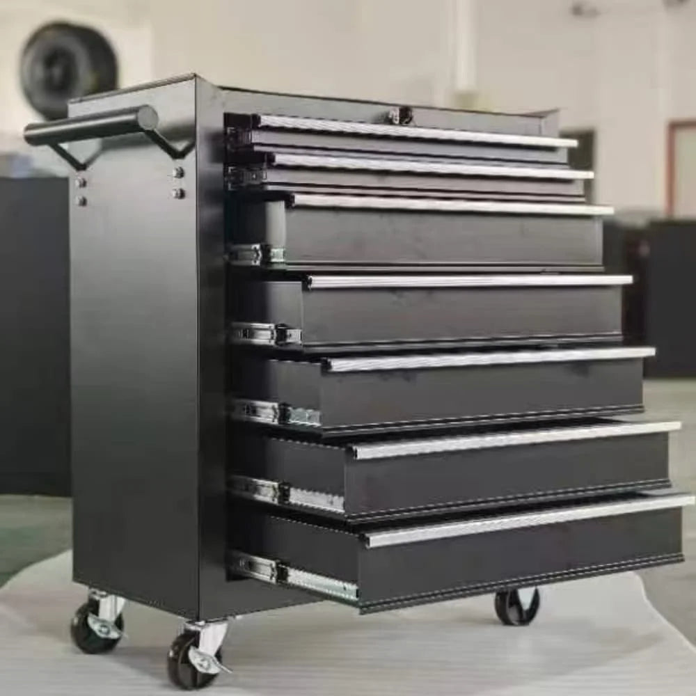7-Drawer Mobile Mechanic Tool Cabinet With Wheels