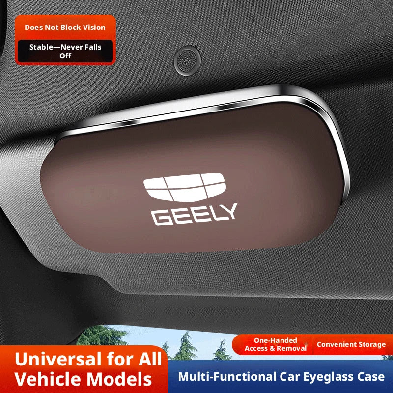 Suitable for Geely Car Glasses Case Dihao Xingrui Boyue L Galaxy Starship 7 Star Wishes Sunglasses Case Car Glasses Clip Storage