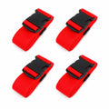 4Pcs Luggage Straps Adjustable Suitcase Belts Webbing Travel Bag Secure Buckle for 20 to 32 Inch Suitcase Trip Accessories Pack