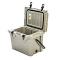 25QT Outdoor Portable Rotomolded Cooler With Aluminum Handle Heavy Duty Insulated Ice Chest For Fishing Picnic Food Storage
