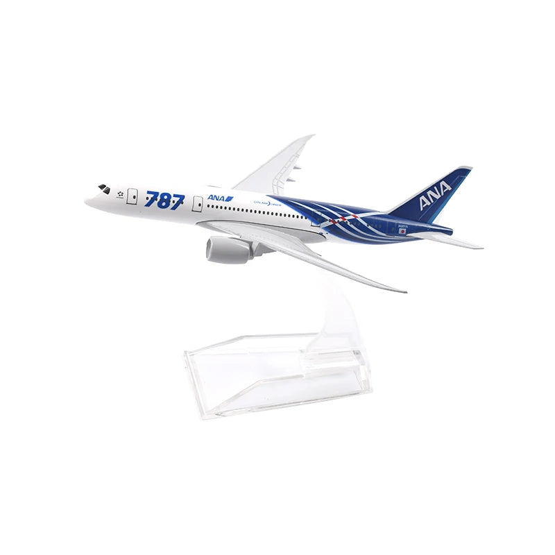 JASON TUTU  Aircraft Model Boeing 747 B787 B777 Planel Airplane Airbus A380 A320 Diecast Metal 1/400 Scale Planes Collect Gifts