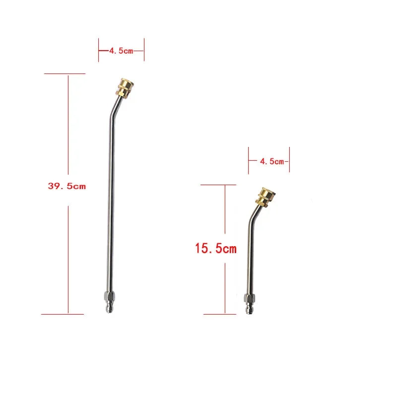 Pressure Washer Lance Extension Nozzles 4000PSI Spray Gun Wand Lance Power Pressure Washer Extension With 1/4 Quick Connect