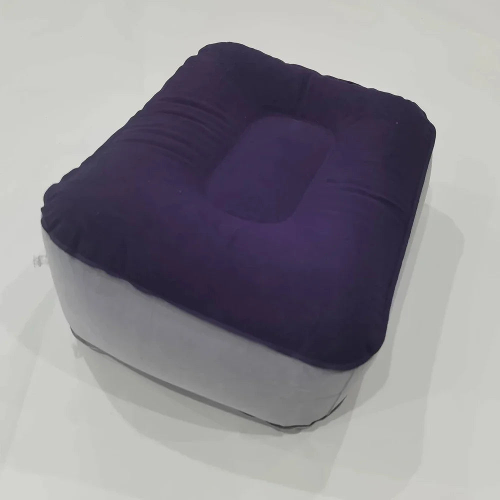 Inflatable Footrest Pillow PVC Foot Rest Air Pillow Cushion For Travel Office Home Leg Up Relaxing Feet Tools Under Desk