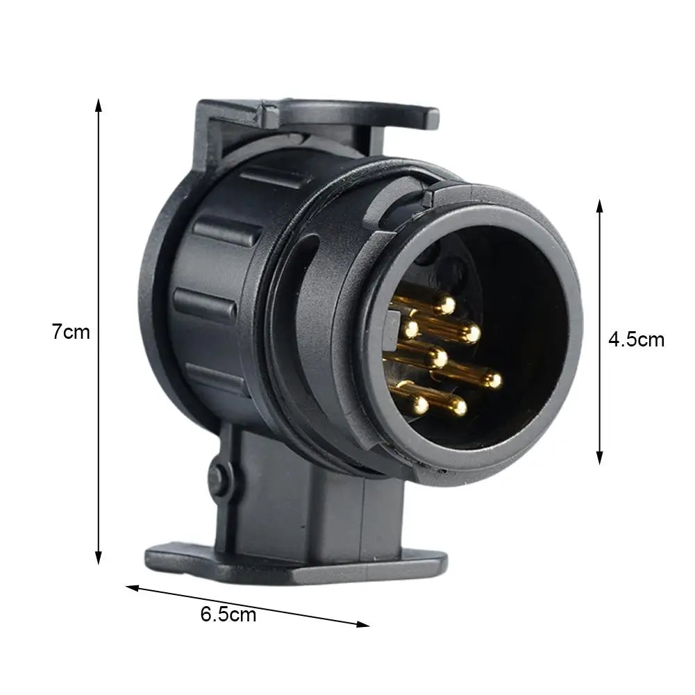 European 13 to 7 Pin Trailer Adapter Connector Plug Convert Mini Towing Socket Wiring Harness Truck RV Parts Dropshipping