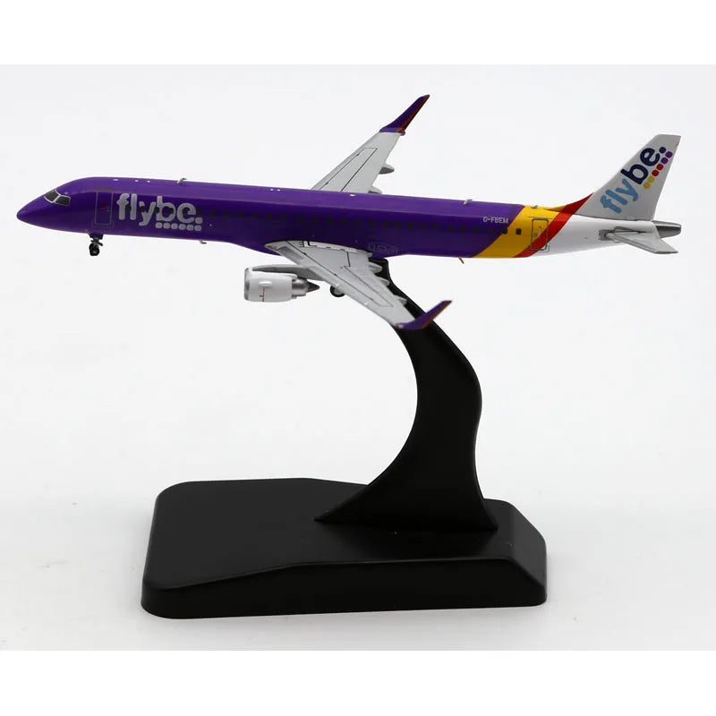 LH4233 Alloy Collectible Plane Gift JC Wings 1:400 Flybe Airlines Embraer ERJ 195 Diecast Aircraft Jet Model G-FBEM With Stand