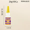 Industrial Special Glue for PP Polypropylene Plastic, Carbon Fiber, Fixes POM Polyoxymethylene, Silicone Fast-Curing Adhesive