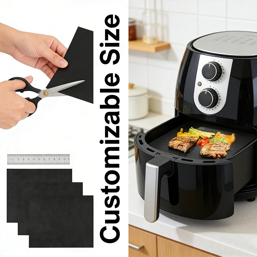 New Oven Liners Reusable Non-stick Anti Dirt Protection Pad Heat Resistant BBQ Grill Mat for Barbecue Cooking Baking Accessories