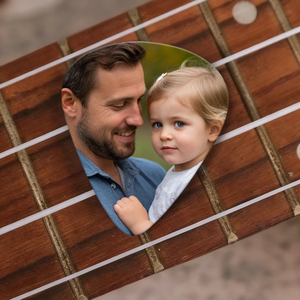 Personalized Guitar Picks, Customized Photo And Text Guitar Accessories, Music Lovers, Valentine'S Day, Family, Friends, Couple