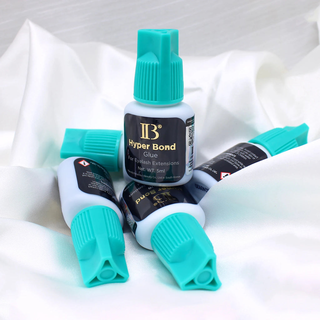 10 Bottles  IBeauty Hyper Bond Glue for Eyelash Extensions Professional 5ml Korea Cyan Cap False Lash Adhesive Makeup Tools