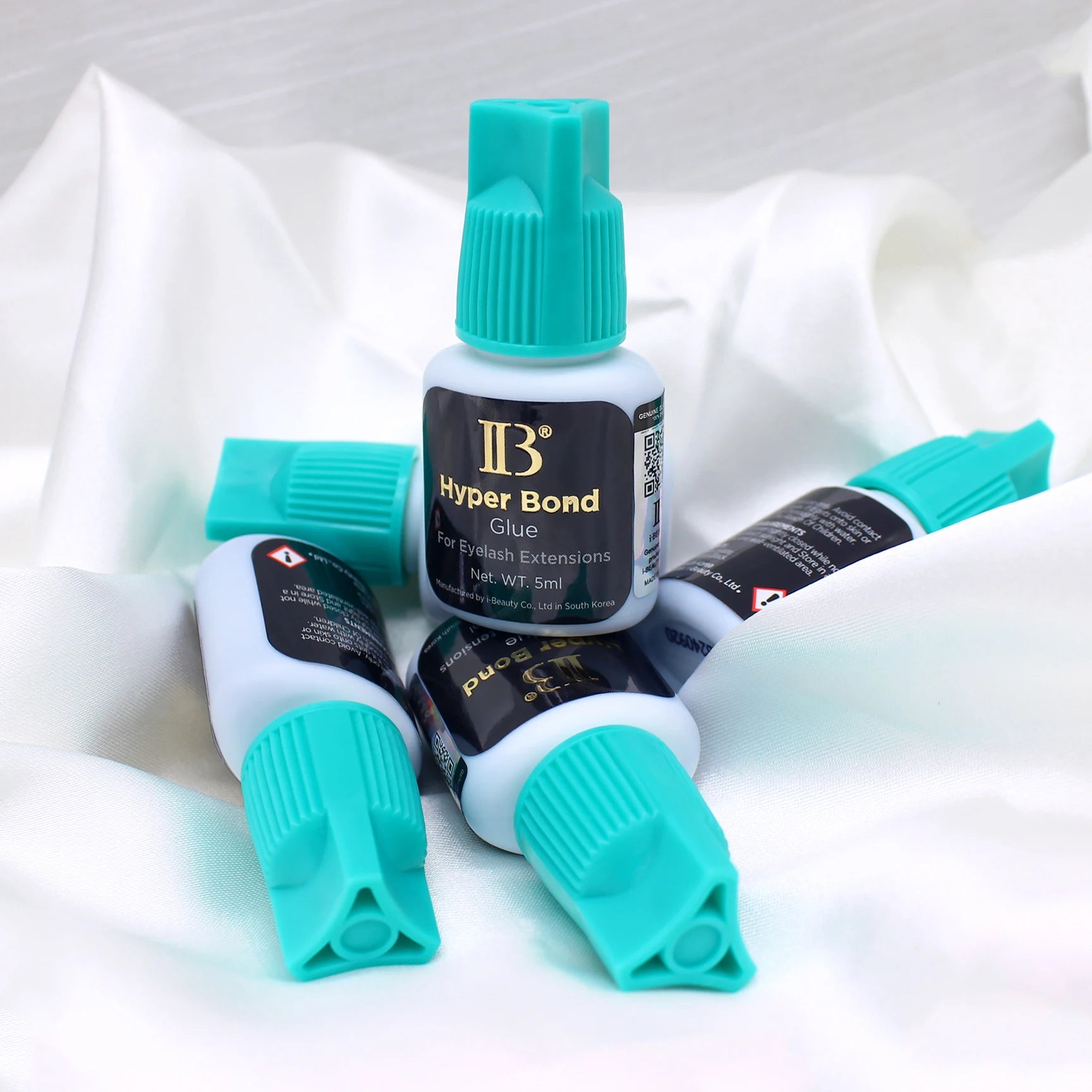 10 Bottles  IBeauty Hyper Bond Glue for Eyelash Extensions Professional 5ml Korea Cyan Cap False Lash Adhesive Makeup Tools
