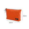 Silicone-coated Luggage Storage Bag Multifunctional Ultra-lightweight Travel Organizer Bag High-Capacity Yellow Orange