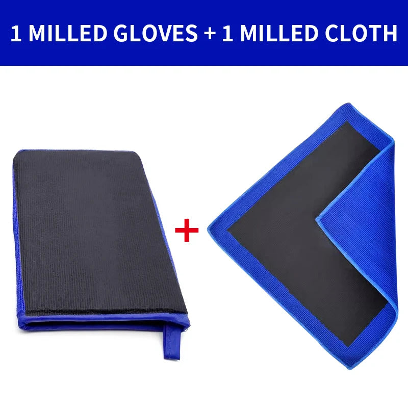 Car Wash Mud Towel Magic Clay Cloth For Car Detailing With Clay Magic Mud Gloves Washing Tool Accessories Removing Iron Power
