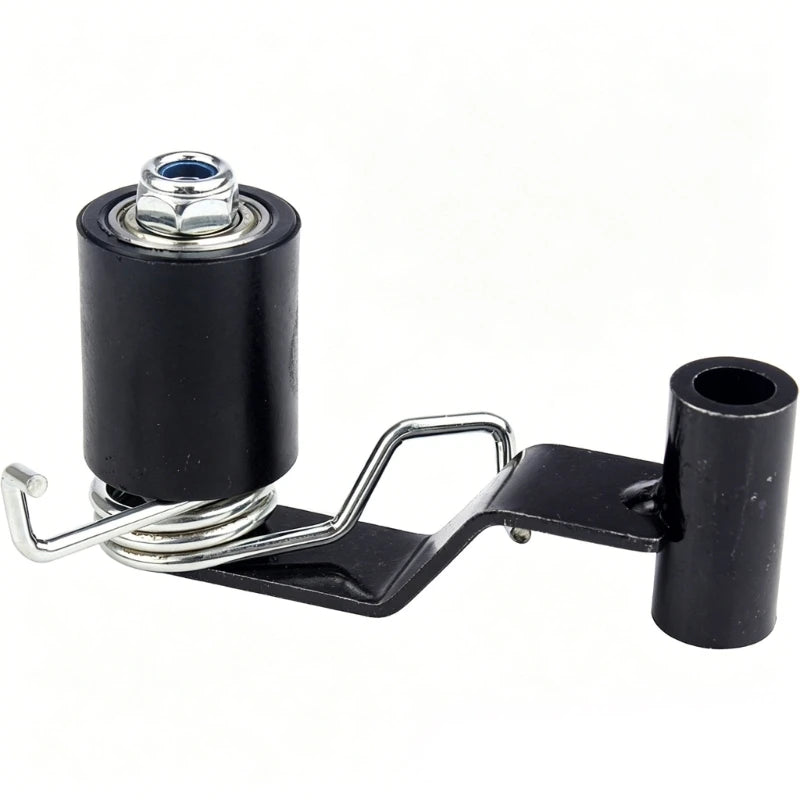 Replacement Chain Tensioner Roller Set for ATV180/200 Vehicle Drive Chain Maintenance, Black Bracket Assembly with Spring