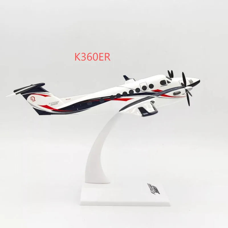 Aimo Wings 1:75 Scale KingAir 350i/360ER Business Jet Static Aircraft Simulation Finished Souvenir Hobby Collection Toy Gift