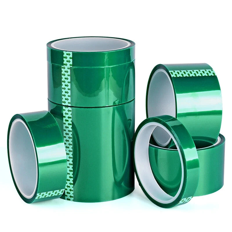 Peijian Pet Green Tape High Temperature Heat Resistant Tape 33m ( For Sublimation Heat Transfer And Diy Craft Applications