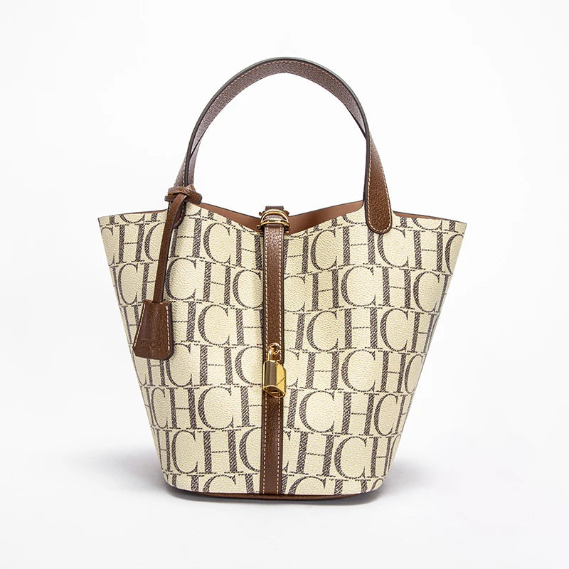 CHCH Tote Bag 2024 Brand New Letter Printed Handbag Mommy Shopping Bag