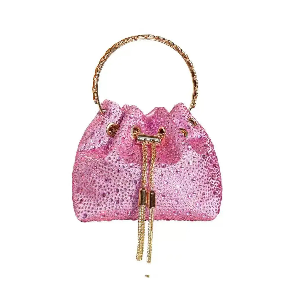 Luxury Designer Women Handbag Glitter Shiny Diamond Clutch Purse Wedding Party Banquet Bag Crystal Rhinestones Evening Bag