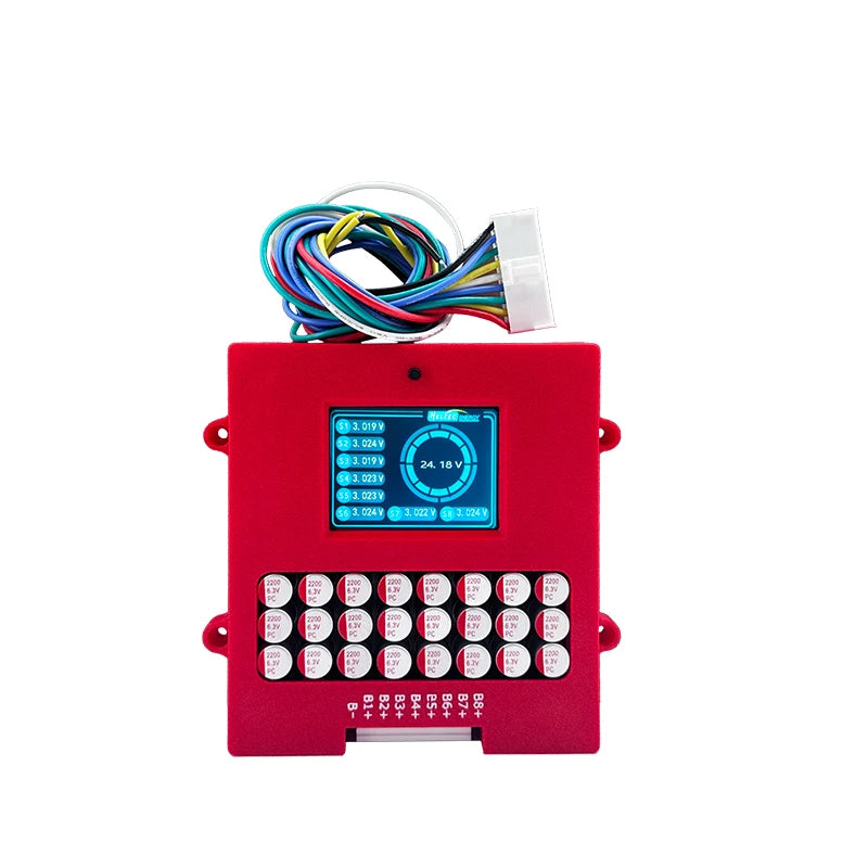 Heltec Lithium Lifepo4 8S Active Balancer with Voltage Display TFT Battery Voltage Tester 5A Energy Transfer Equalizer