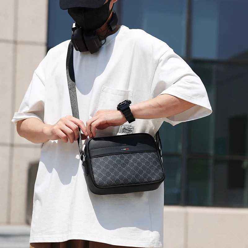 Designer Crossbody Bag for Men Bags Luxury Casual Man Messenger Bag Fashion Male Bag Sling Pack Leather Shoulder Bags