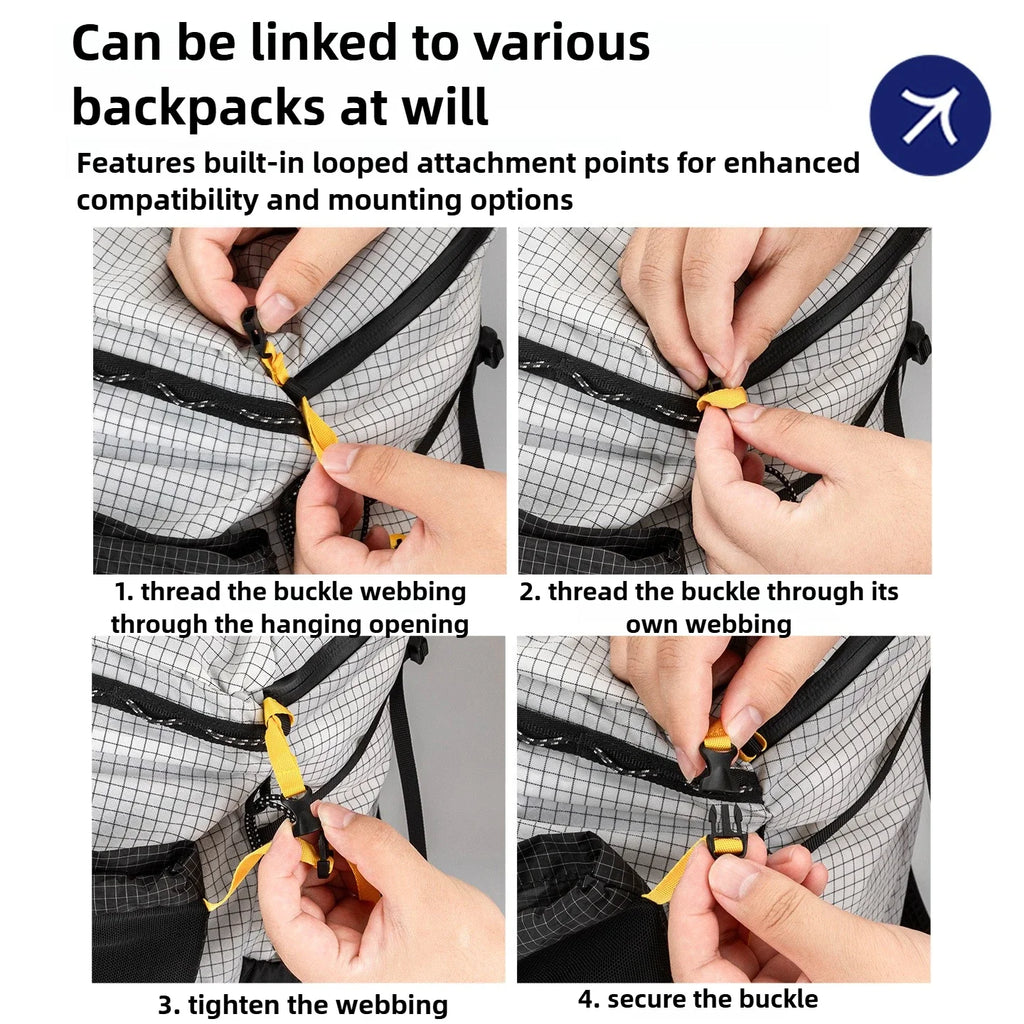 Outdoor Hiking Bag Accessory Bags Organizer Dyneema Multi-Functional Molle Tactical Tool Expansion Accessory Pack