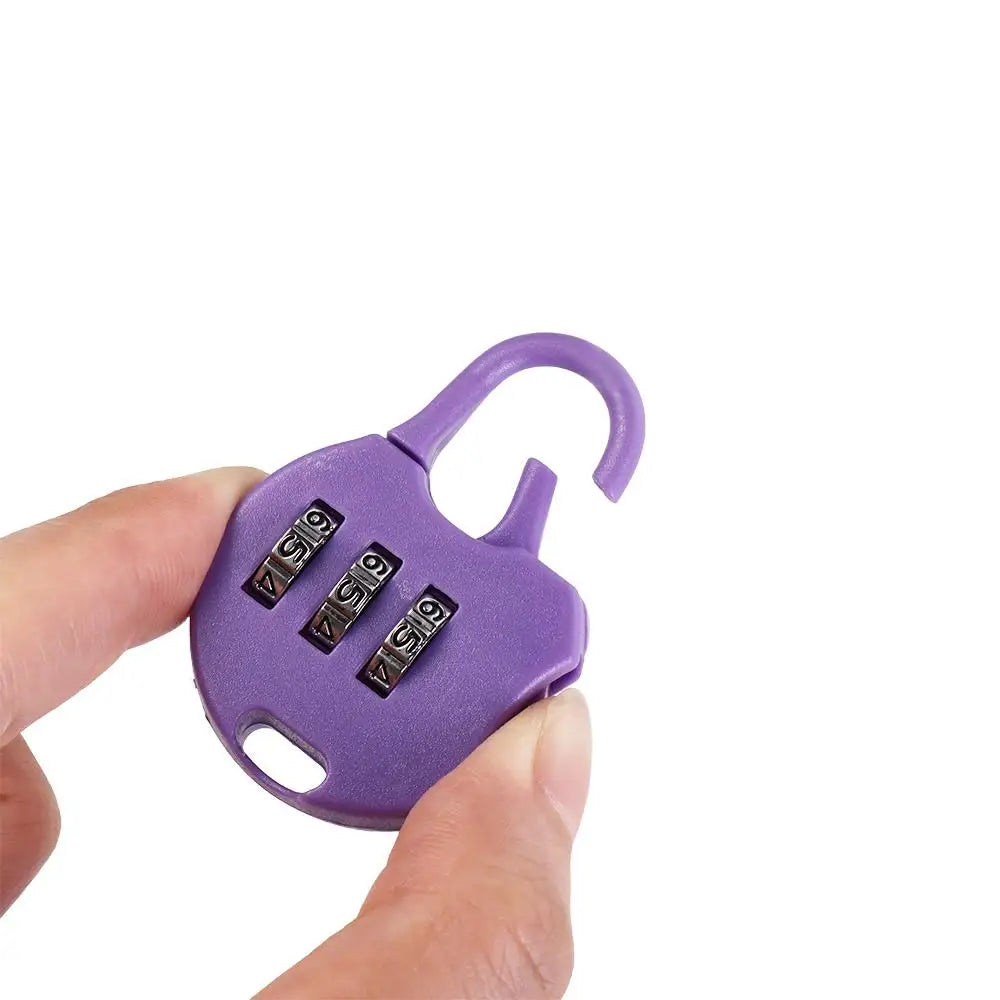 Plastic Password Combination Lock Luggage Travel Lock Combination Padlock Padlock Backpack Padlock 3 Digit Digit Locks