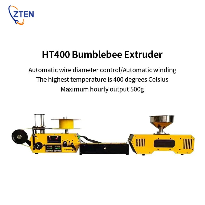 HT400 3D Printing Consumables Extruder Machine Filament Automatic Wire Diameter Control Winding Machine for PLA-CF PETG-CF PA-CF