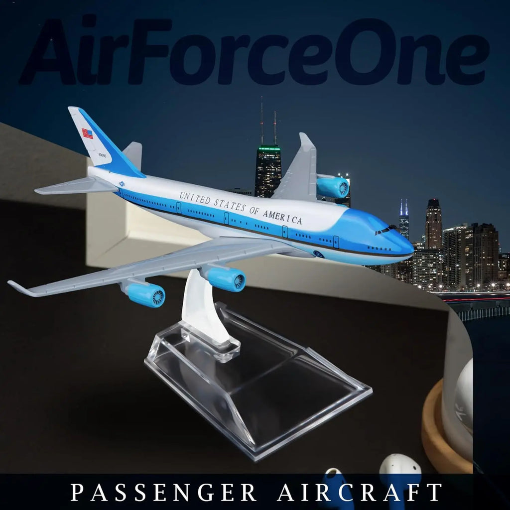1:400 16cm The Air Force One 747Alloy Metal Model Aircraft Birthday Gift Plane Models Chiristmas Gift
