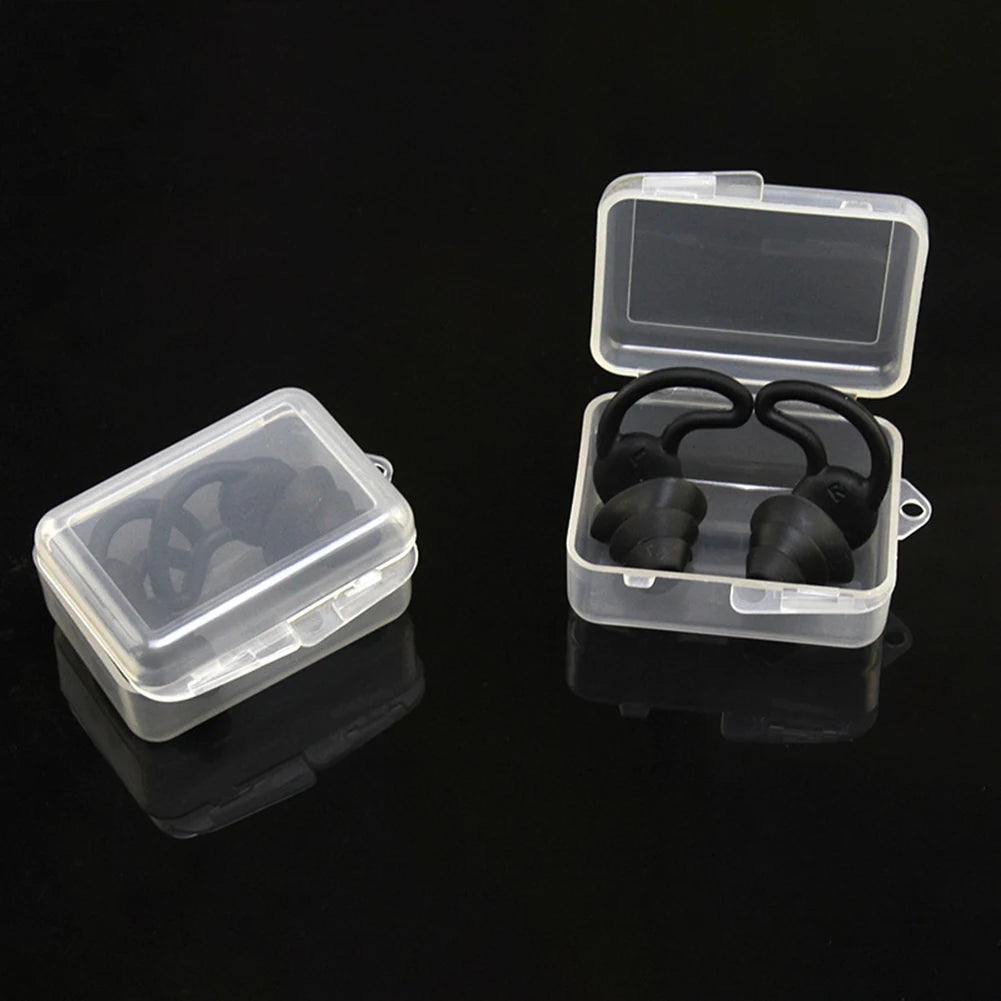 Comfortable Silicone Ear Plugs Swimmming Waterproof Sound Insulation Ear Protection Anti Noise Sleeping Earplugs