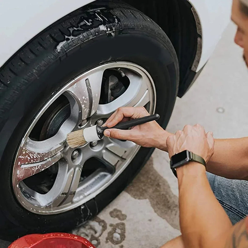 Car Detailing Brush Set Car Cleaning Brushes Sponges Towels For Air Vents Rim Dirt Dust Clean Tool Used For Car Wash Accessories