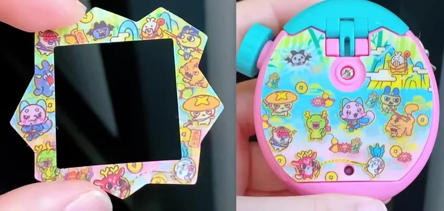 IN STOCK Cannot Be Past Dynamic Lenticular Tamagotchi Paradise Cartoon Characters Diy Handmade Panel Paper And Backboard Paper