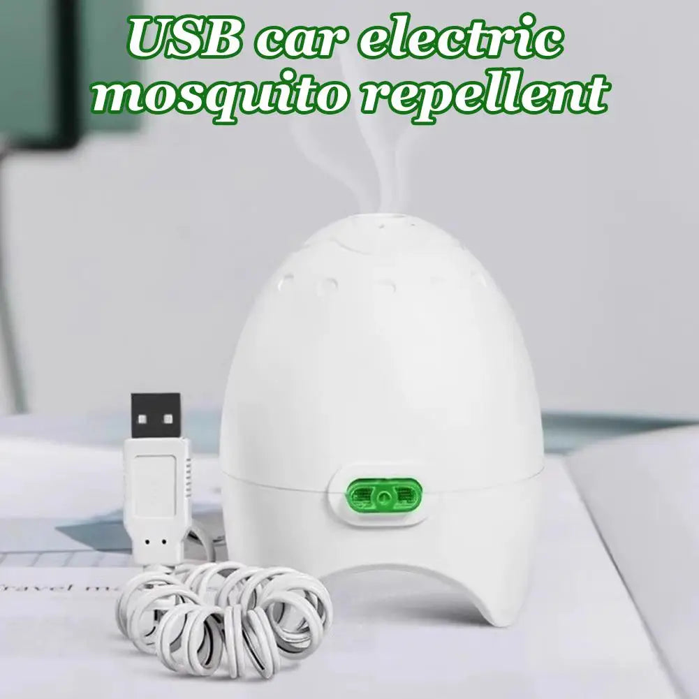 USB Car Electric Mosquito Repellent Device Mobile Plug-In Heater Home Universal Mosquito Control Incense for Vehicle Safety