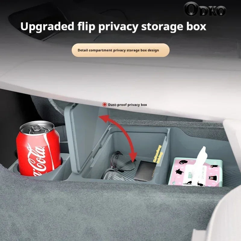 Silicone Storage Box For AVATR 12 Center Console under Layer Modification Special Car Interior Accessories Organizer
