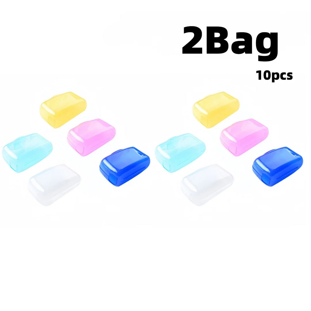 YS00269(1)-Household & Travel Toothbrush Storage Clip - Dustproof Protective Cap, Head Cover & Storage Case