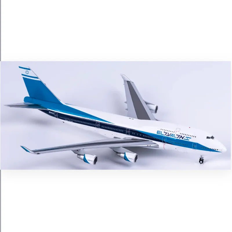 CWings Diecast 1:200 Scale Israel Airlines B747-400 4X-ELC Alloy Simulation Aircraft Model Finished Hobby Collection Toy Gift