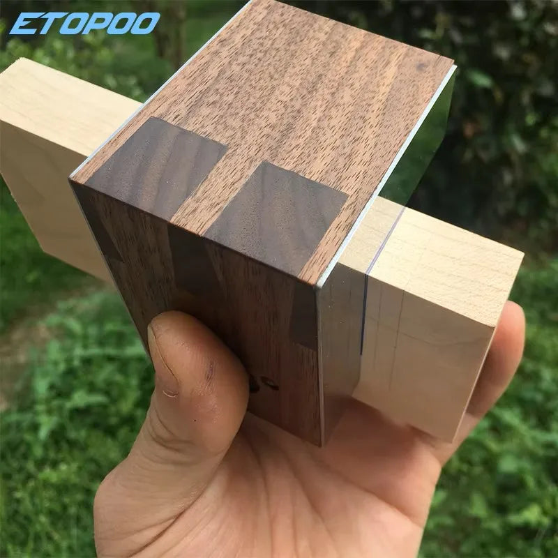 90 Degree Japanese Black Walnut Dovetail Saw Guide Magnetic Hand Cut Jig Marker Wood Joint Gauge for Precision Woodworking