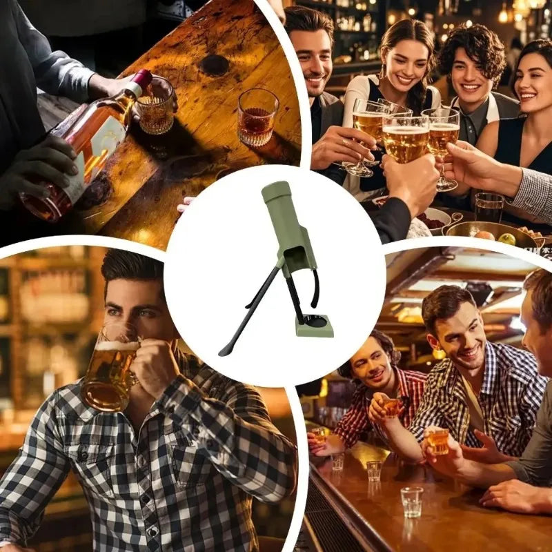 330/500ML Creative Bottle Opener Launch Spring Cap Bottle Opener Kitchen Party Supplies Bar Drinking Tools Kitchen Accessories