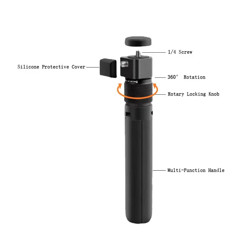 Extended Bundle Handle for Insta360 X5 X4 X3 X2 GoPro 12 11 10 9 DJI Action 4 3 SJCAM Camera Bullet Time Invisible Selfie Stick