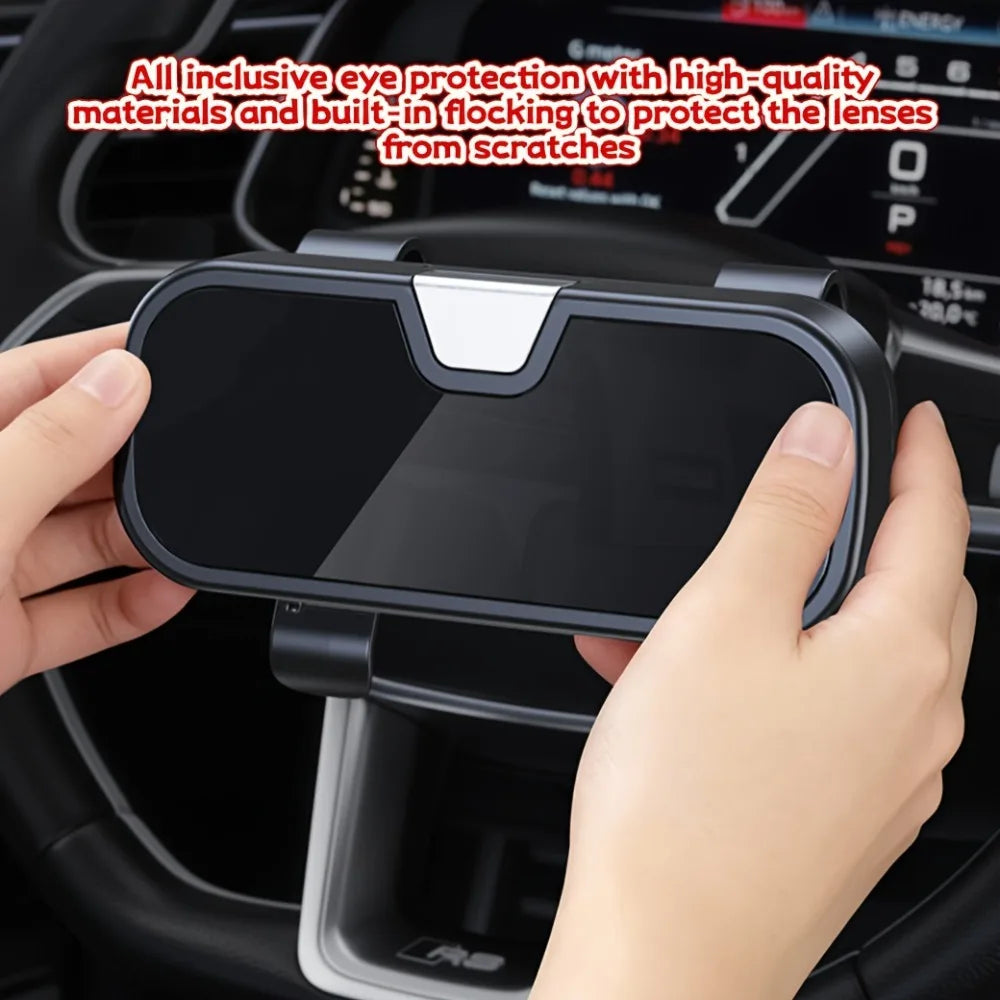 TILONDEX Car Sun Visor Eyeglass Clip Fashion Glasses Storage Case Vehicle Accessory for Tickets And Card Holder