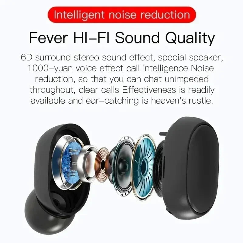 Wireless Earbuds Fone Bluetooth Headphones Secure-fit Bluetooth Headsets Feature Adjustable Bands for Active Sports Enthusiasts