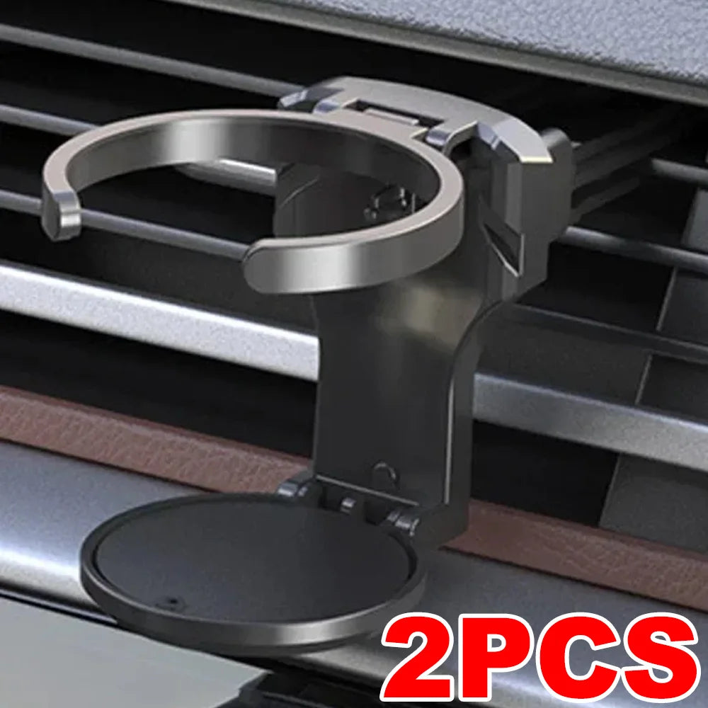 1/2PCS Foldable Car Truck Water Bottle Ashtray Car Air Vent Drink Cup Bottle Holder Water Bottle Holder Stands Cup Rack for Auto