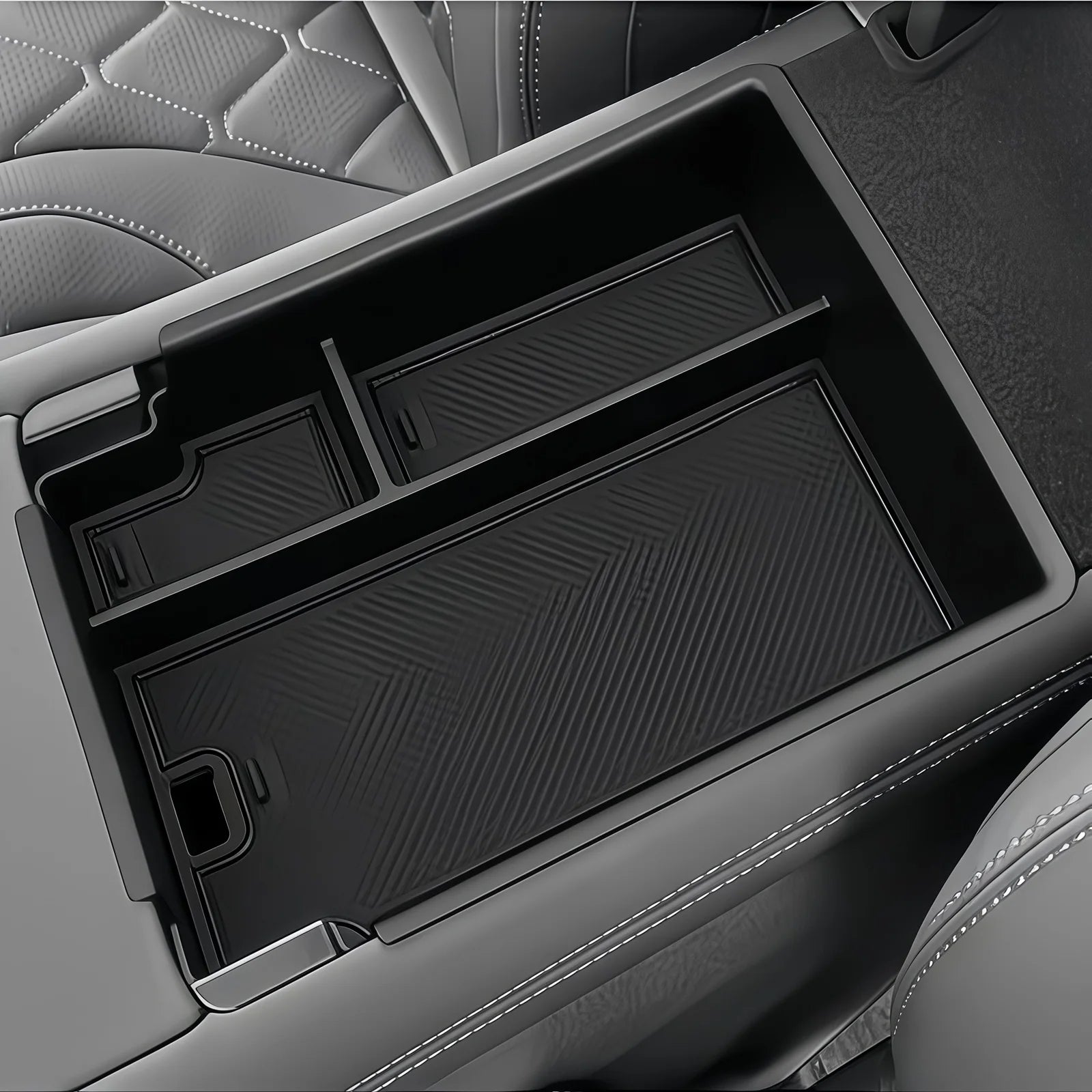 For BYD Sealion 7 2024 2025 Armrest Storage Box Cup Holder Central Control Storage Sundries Box Car Interior Accessories