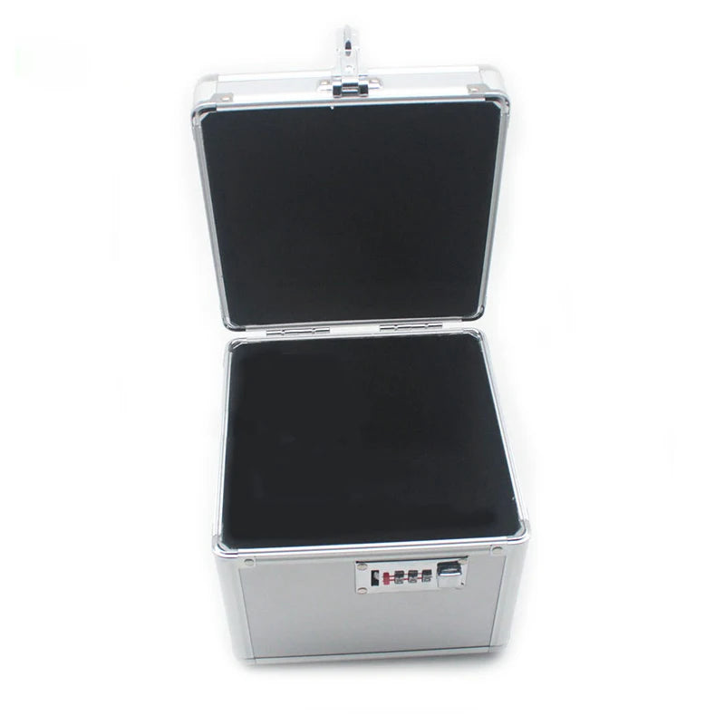 Portable Tool Box Mini Aluminum Alloy Password Toolbox Storage Case Precision Instrument Box Suitcase With Sponge