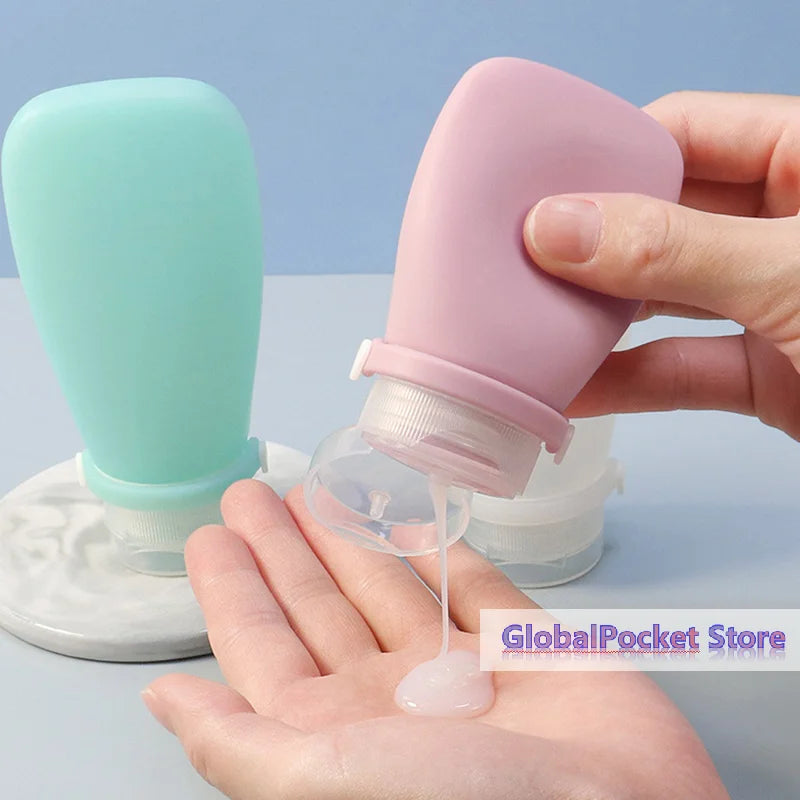 30/60/90ml Silicone Travel Bottles Leak Proof Squeezable Refillable Containers Cosmetic Tube for Lotion Soap Liquids Bottling