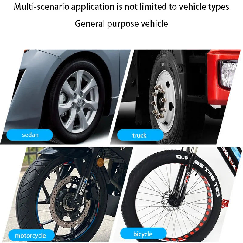 Auto Motorcycle Tyre Pressure Digital Meter Mini Diagnostic Tool Car Styling LCD Display Tire Pressure Gauge Detector For Car