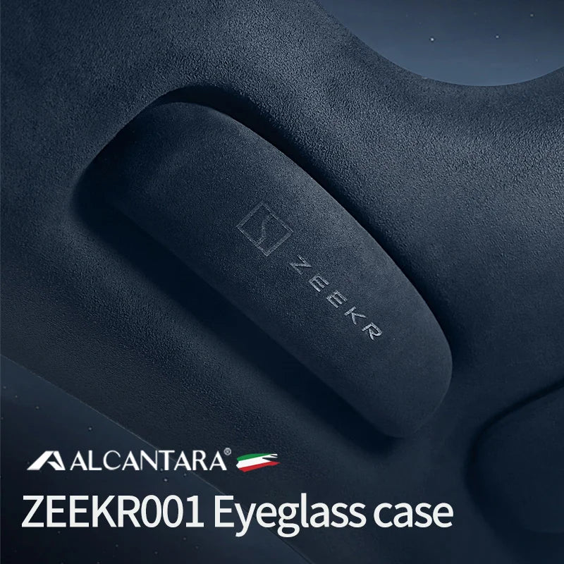 car eyewear case box sunglasses holder Alcantara suede new For zeekr 001 009 zeekr X 007 Glasses storage box auto accessories